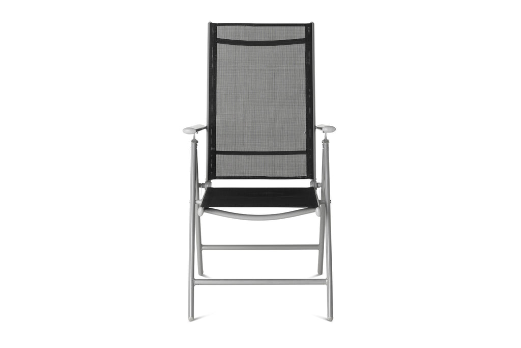 Aluminium Tuinstoel - Set/2 - Antraciet