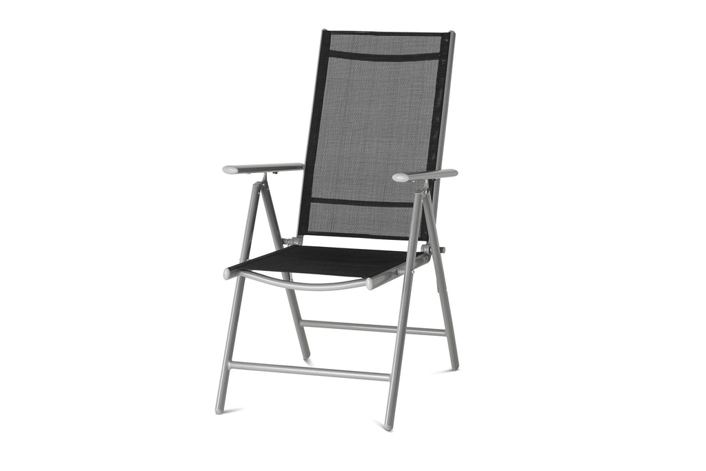 Aluminium Tuinstoel - Set/2 - Antraciet