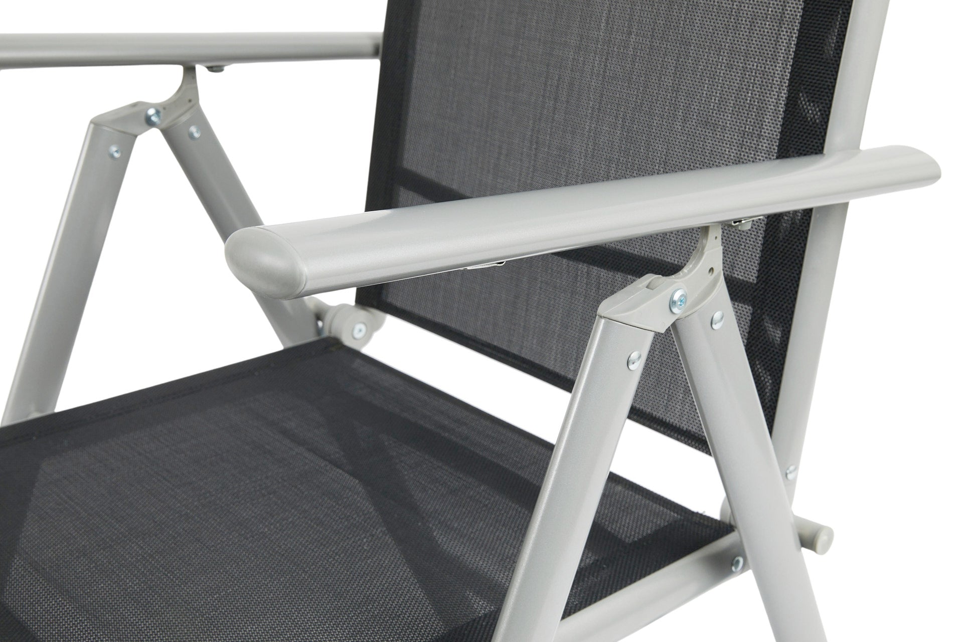 Aluminium Tuinstoel - Set/2 - Antraciet