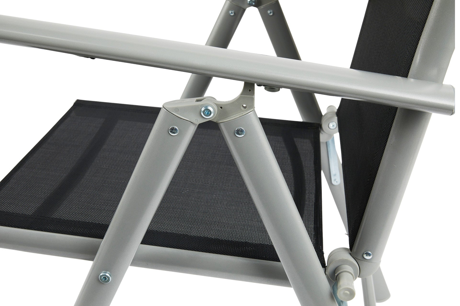 Aluminium Tuinstoel - Set/2 - Antraciet