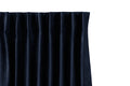 Velvet gordijn - 150 x 250 cm - Haken - Dark Blue