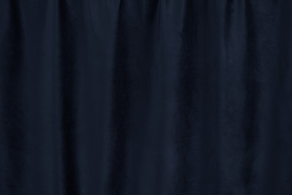 Velvet gordijn - 150 x 250 cm - Haken - Dark Blue