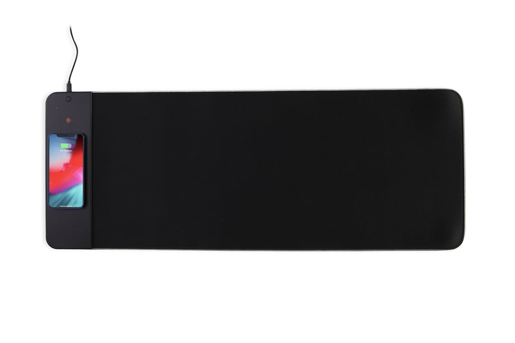 XXL Gaming Muismat met LED en Draadloze Oplader