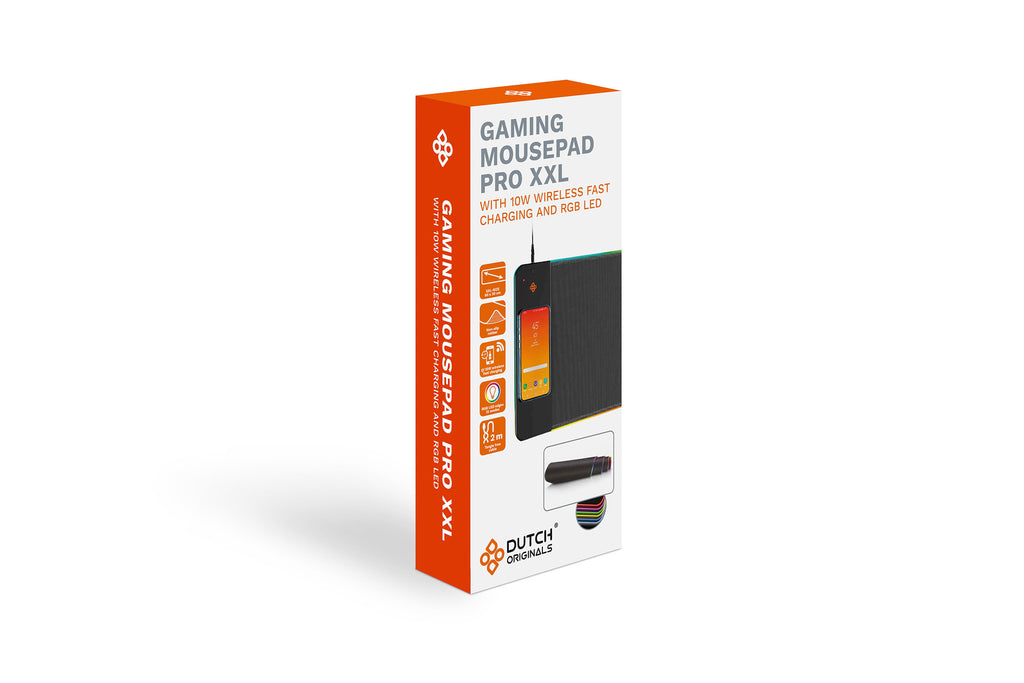 XXL Gaming Muismat met LED en Draadloze Oplader