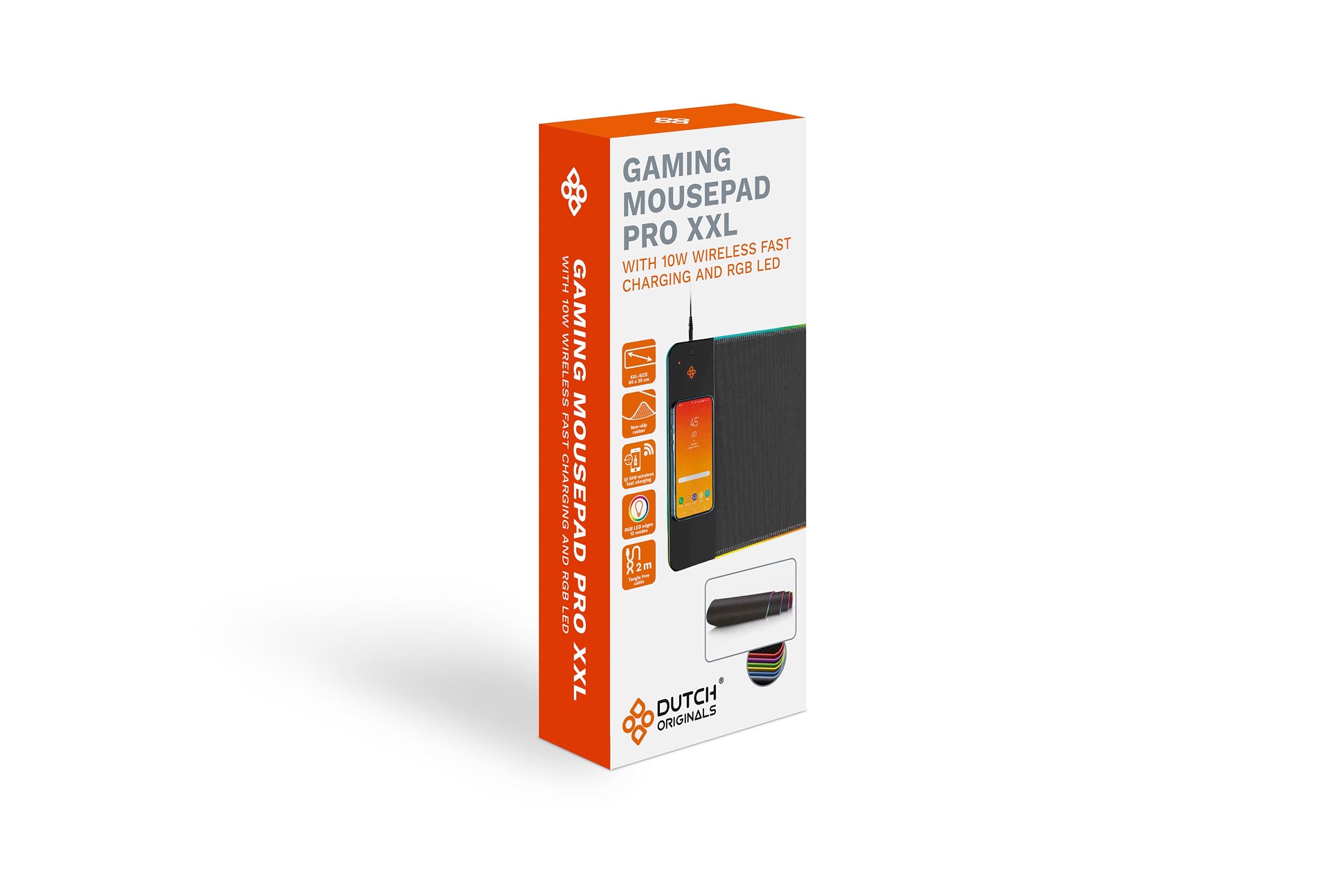 XXL Gaming Muismat met LED en Draadloze Oplader