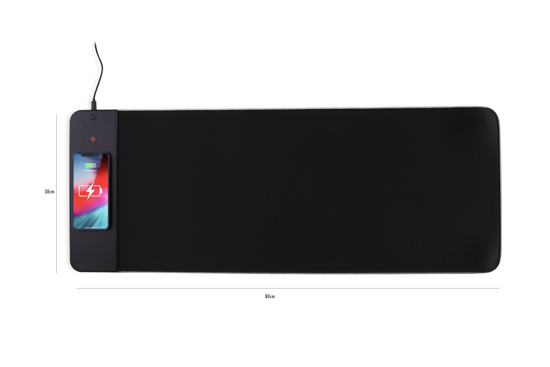 XXL Gaming Muismat met LED en Draadloze Oplader