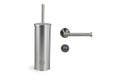 Luxe toilet set 3-delig - Zilver
