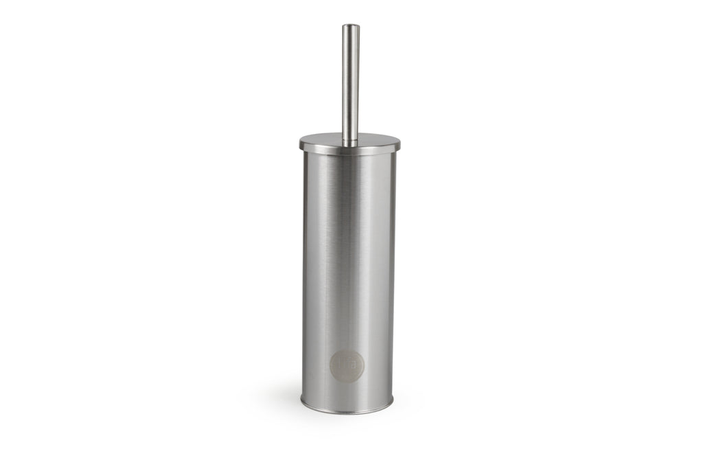 Luxe toilet set 3-delig - Zilver