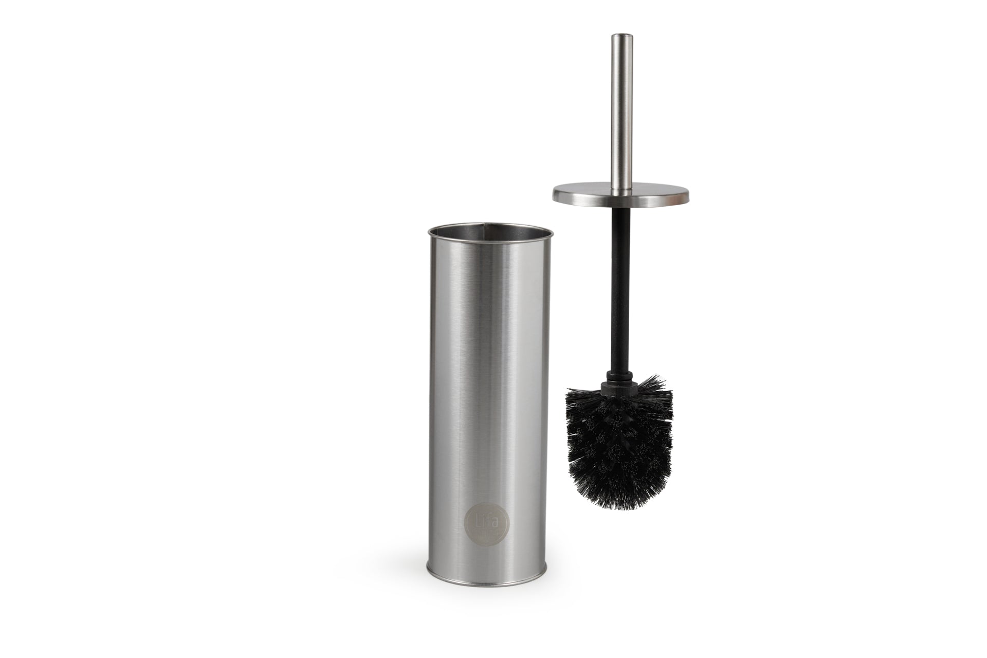 Luxe toilet set 3-delig - Zilver