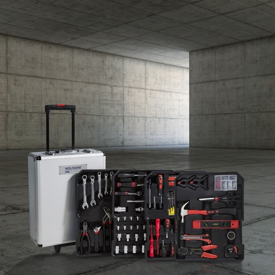 Gereedschapskoffer 300-delig met kabelbinders
