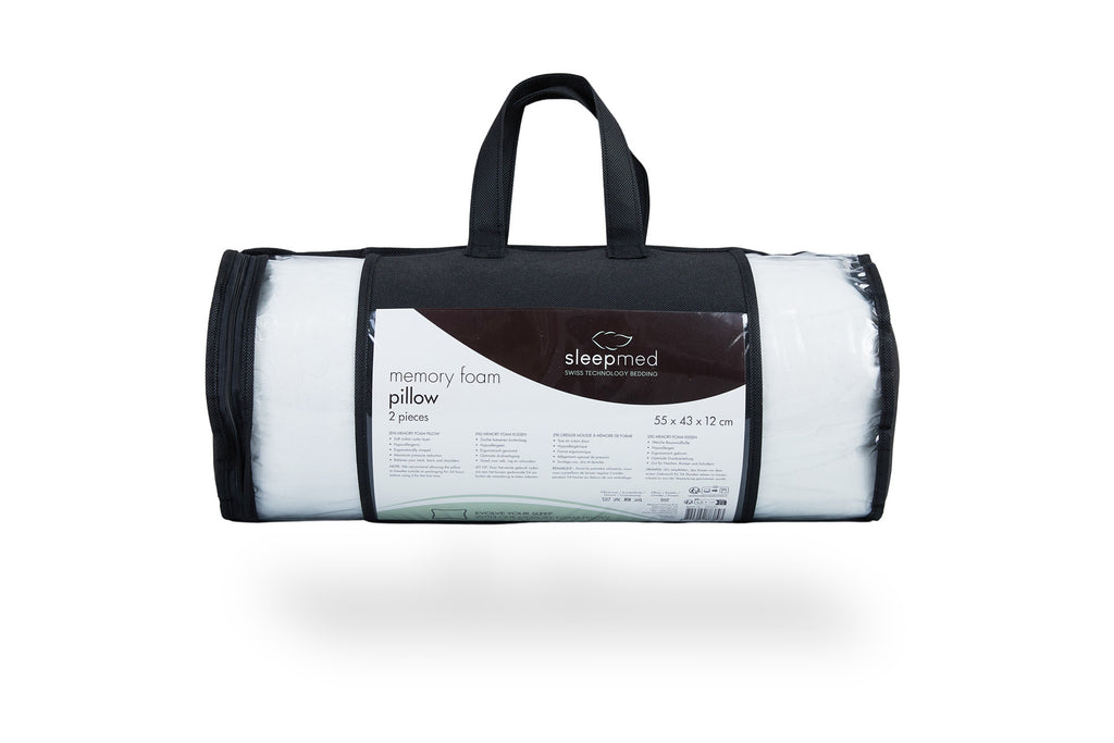 SleepMed Memory Foam Kussen - 2 stuks