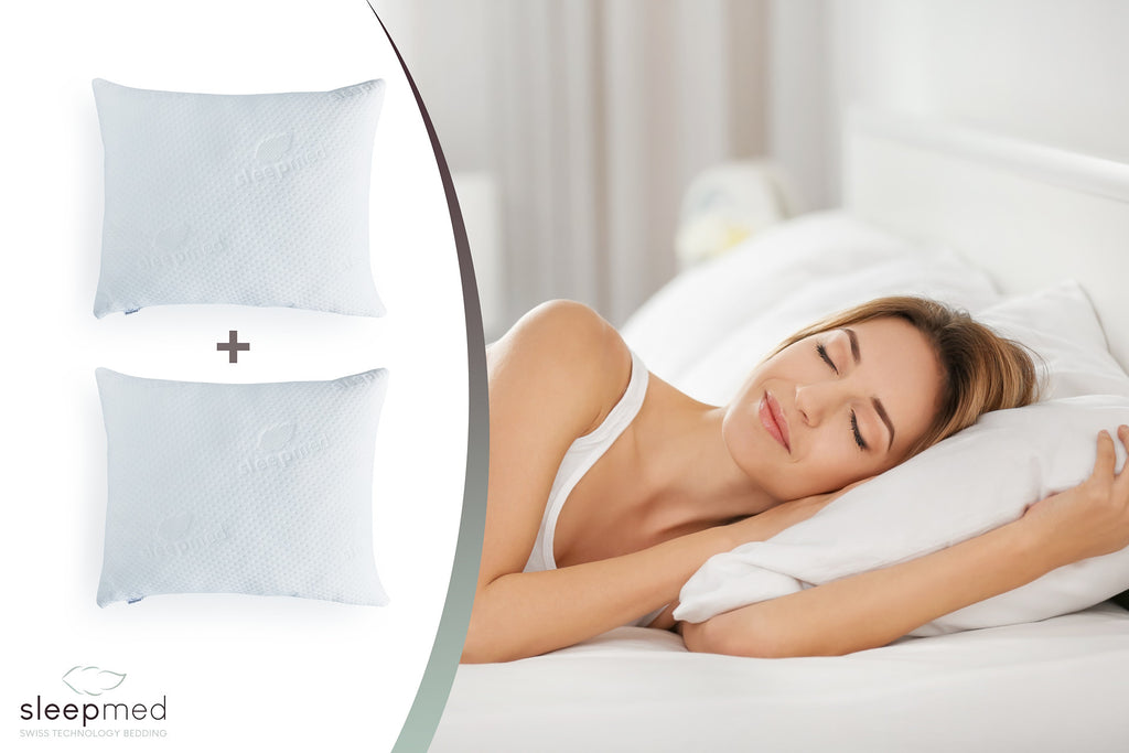 SleepMed Memory Foam Kussen - 2 stuks
