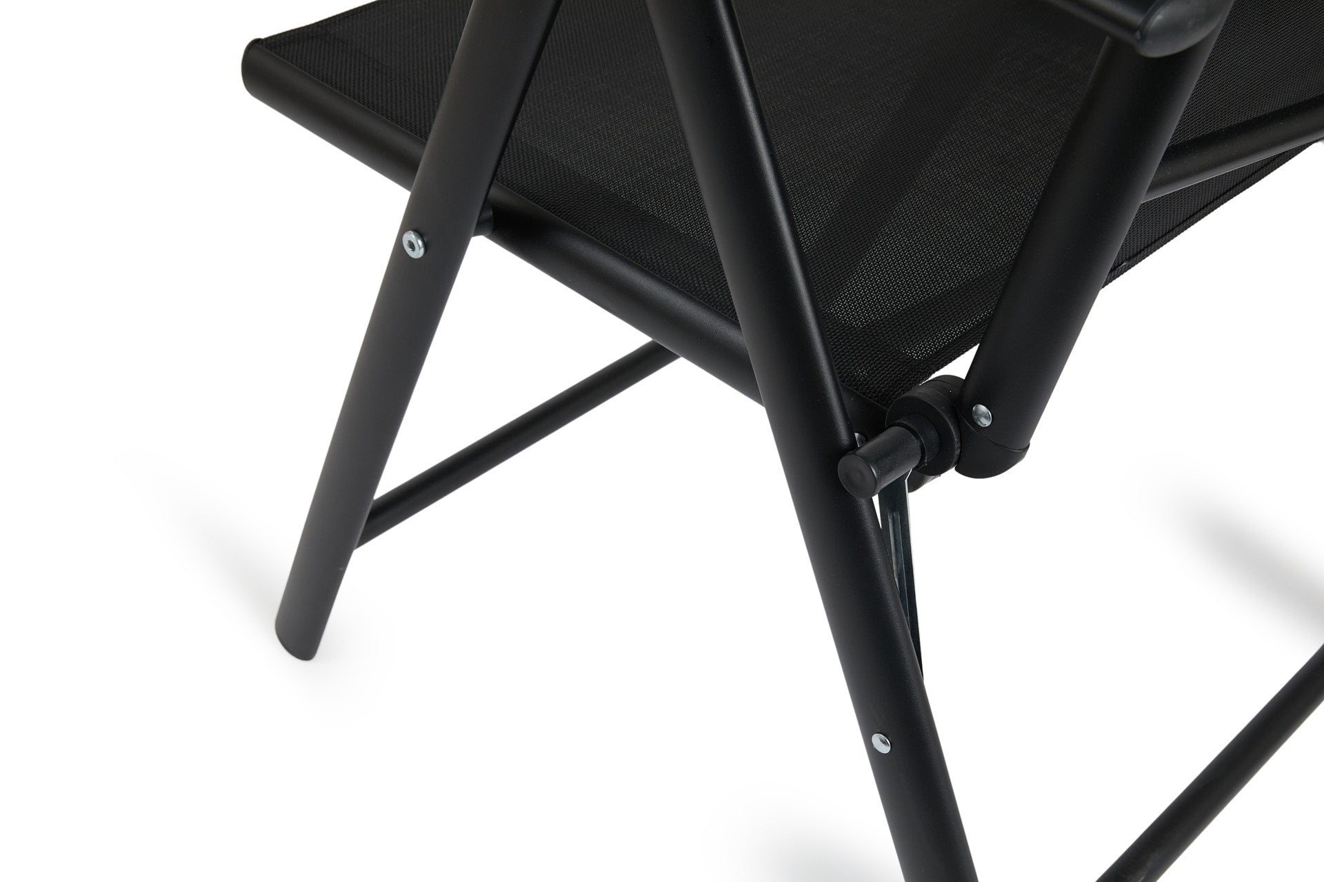 Aluminium Tuinstoel - Set/2 - Zwart