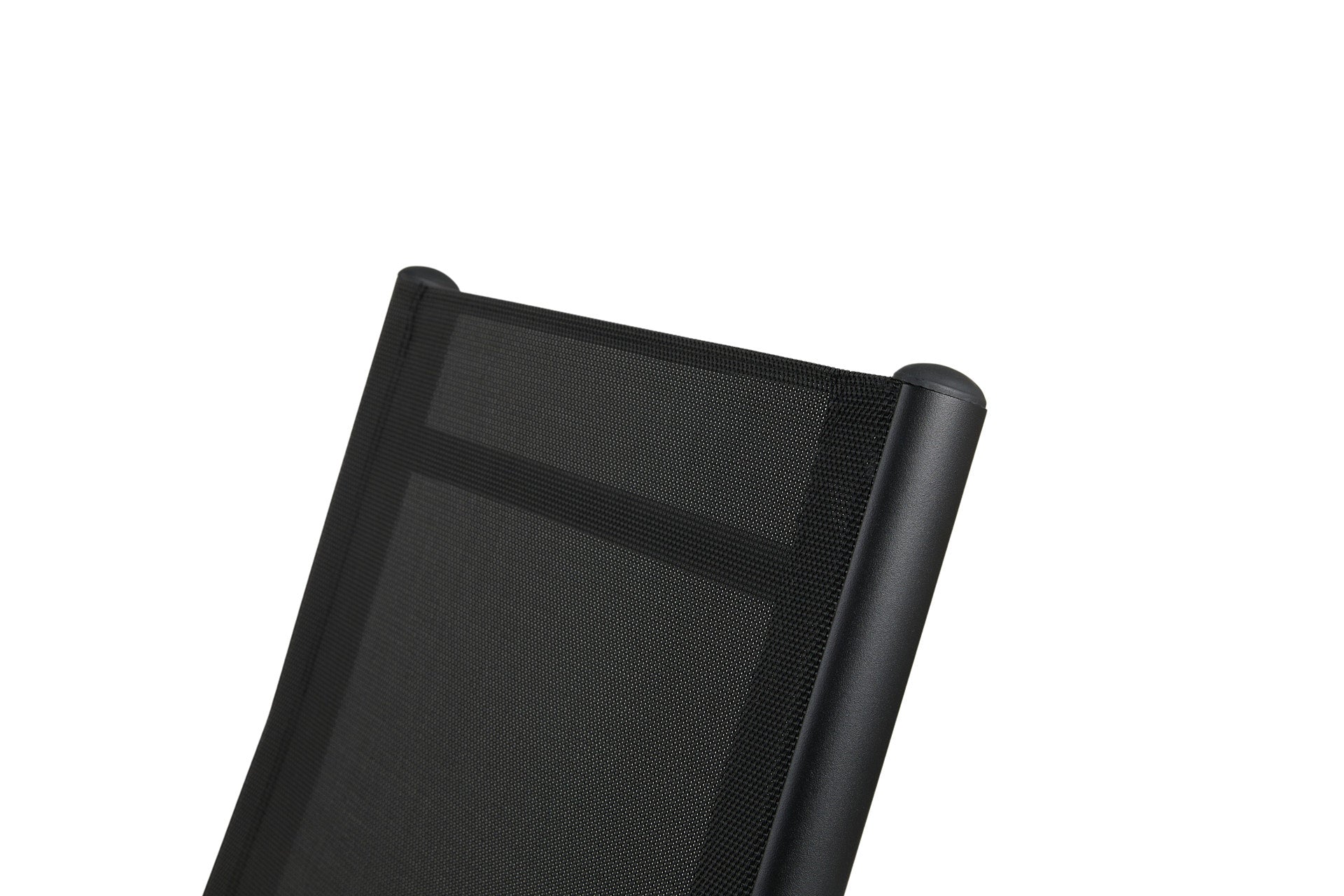 Aluminium Tuinstoel - Set/2 - Zwart