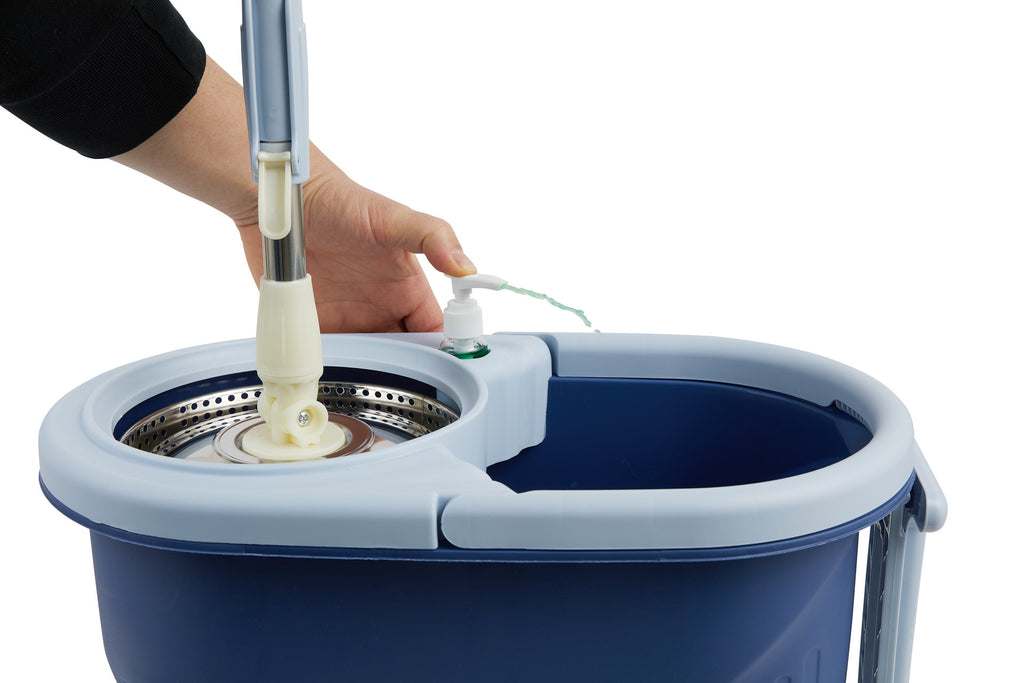 Spin mop met 4 moppen