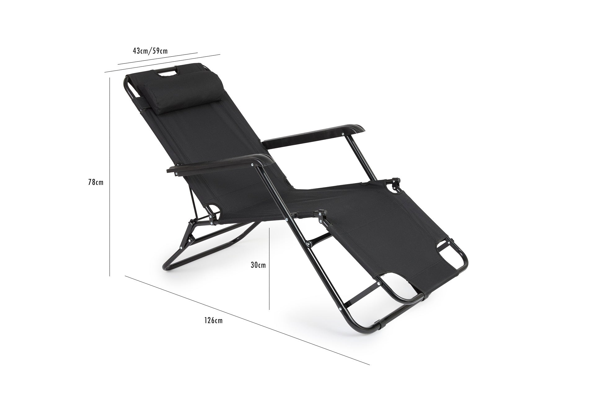 Ligbed stoel - Set/2