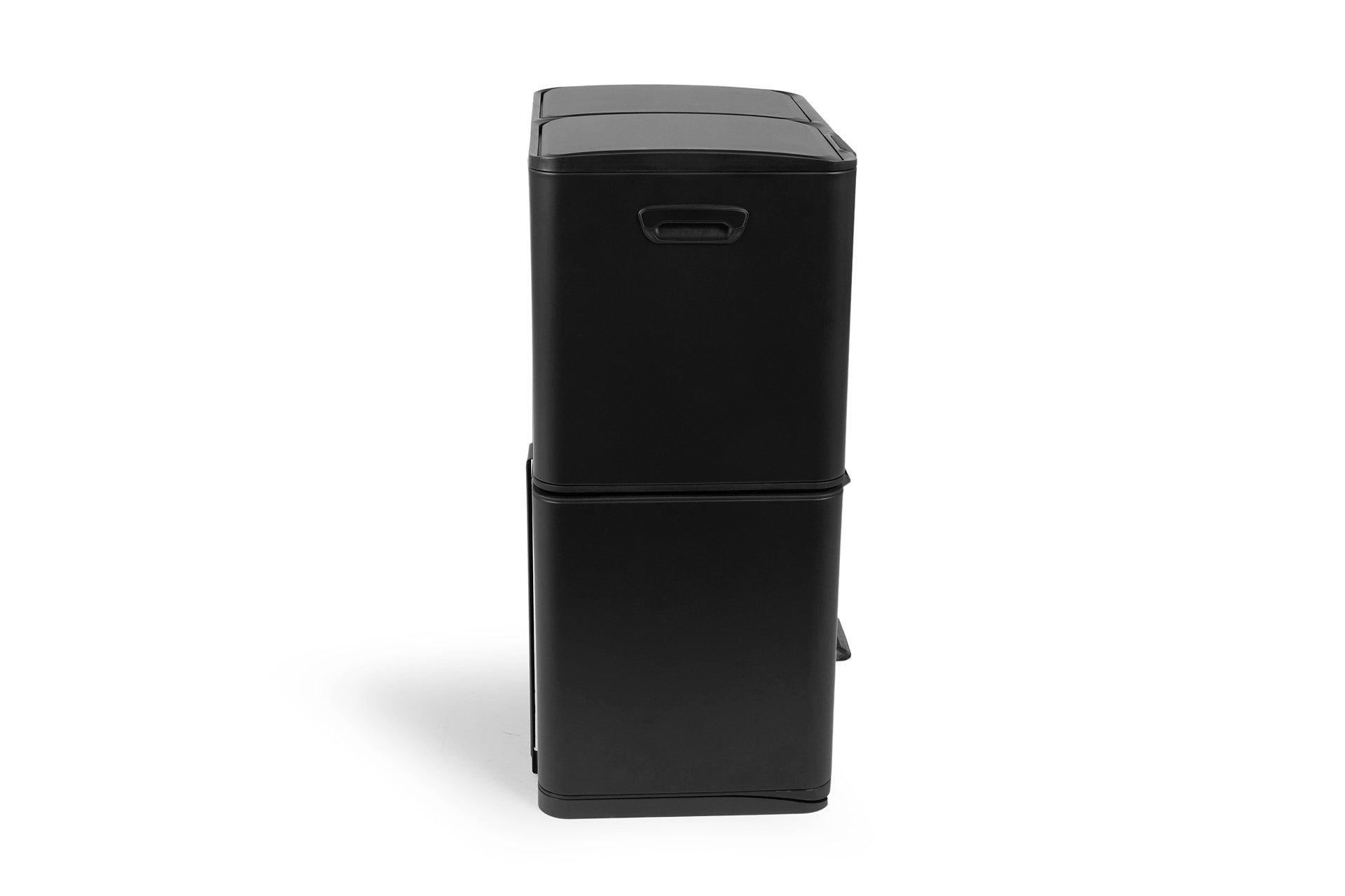 Prullenbak soft close 60L - mat zwart