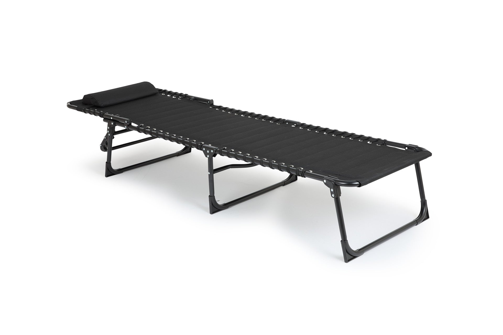 Ligbed met kussen & padding - Zwart