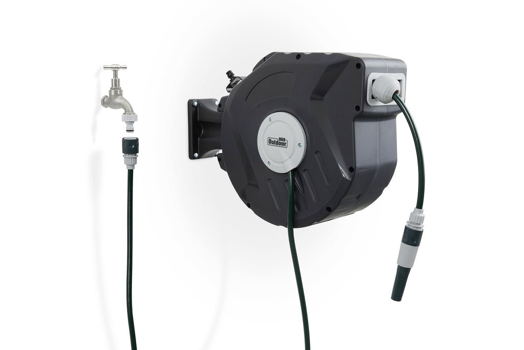 Tuinslang met haspel - 20m