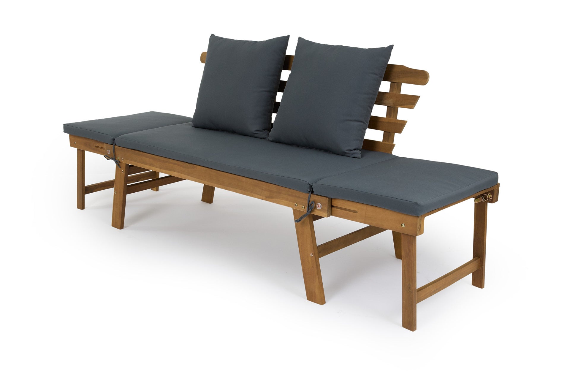 Houten Tuinbank met ligfunctie