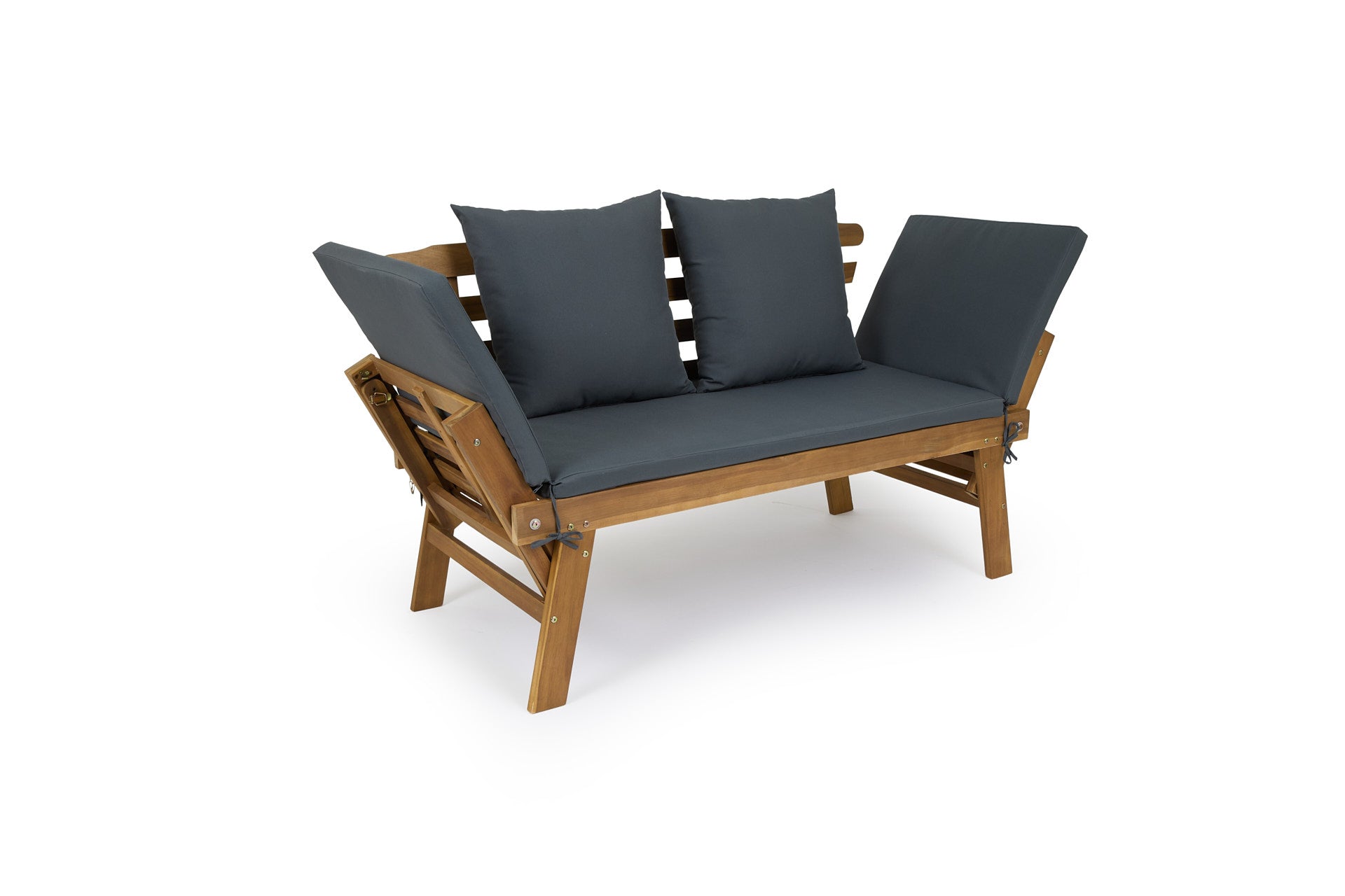 Houten Tuinbank met ligfunctie
