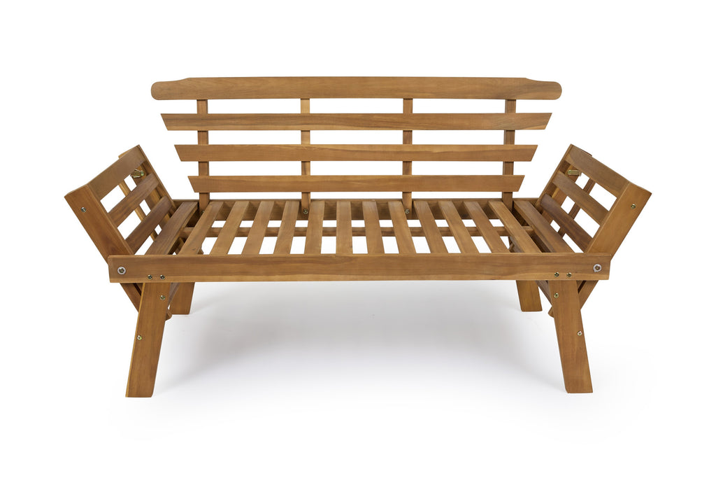 Houten Tuinbank met ligfunctie