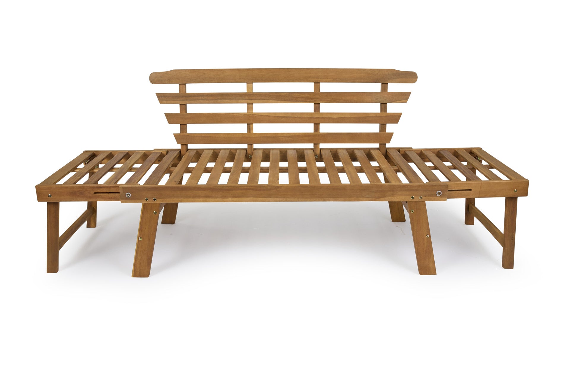 Houten Tuinbank met ligfunctie
