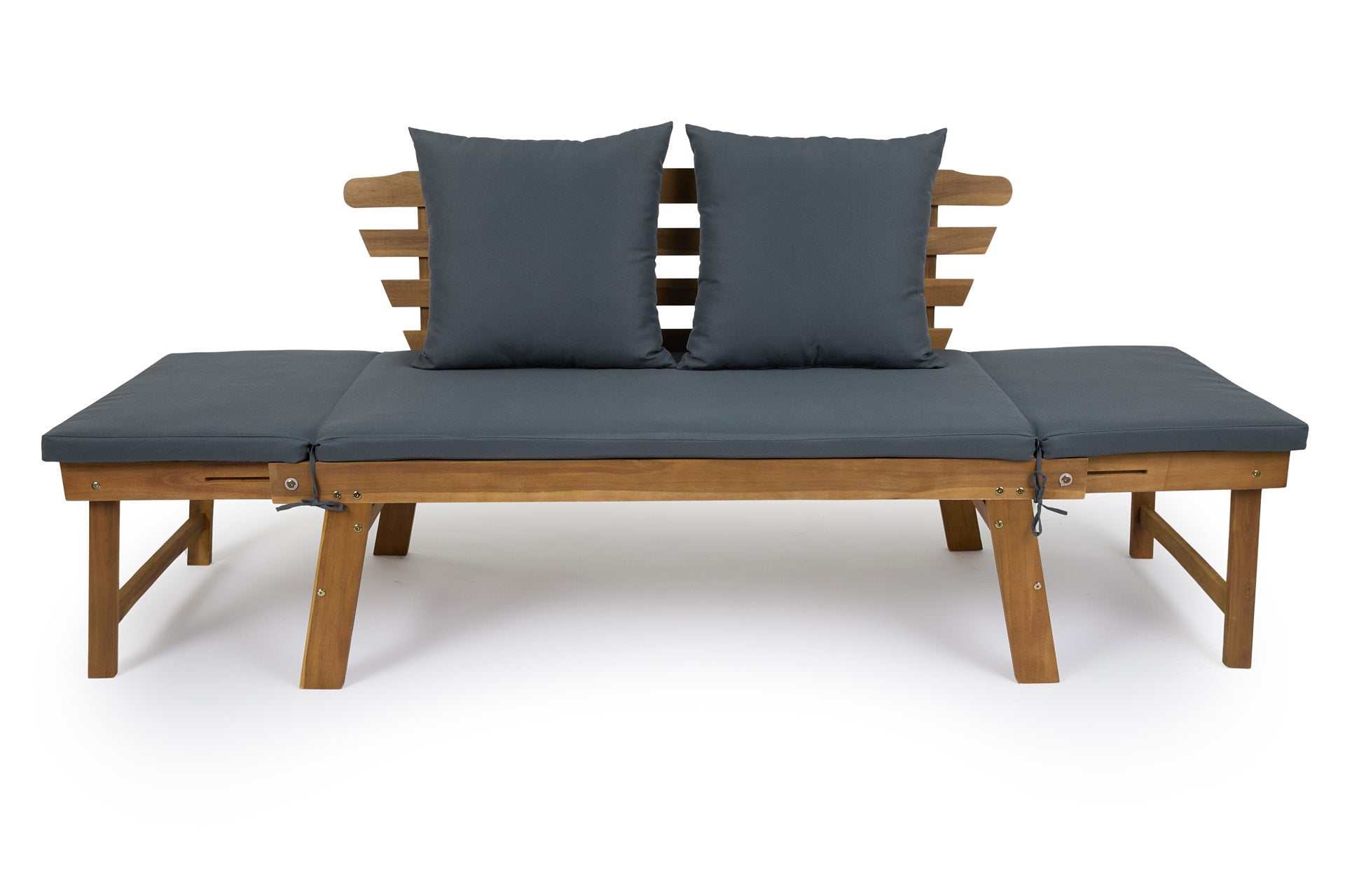 Houten Tuinbank met ligfunctie