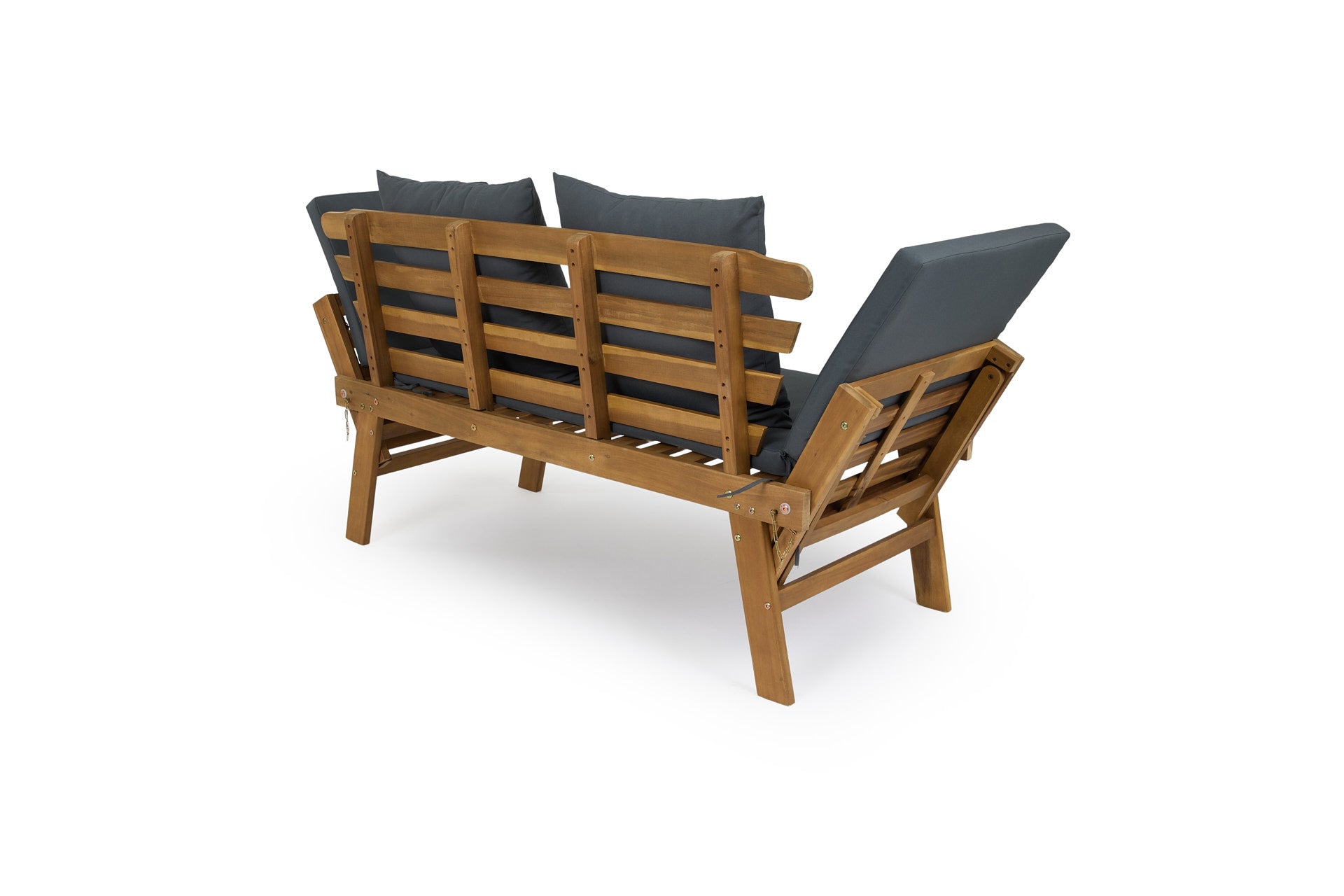 Houten Tuinbank met ligfunctie