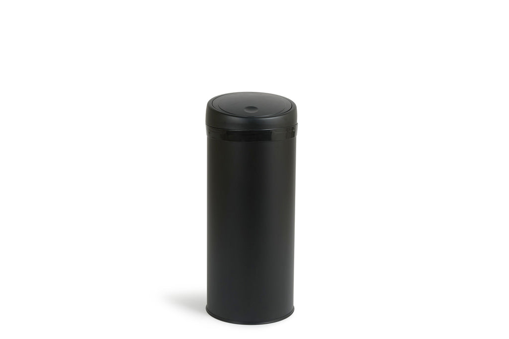 Prullenbak 50L rond - Mat Zwart