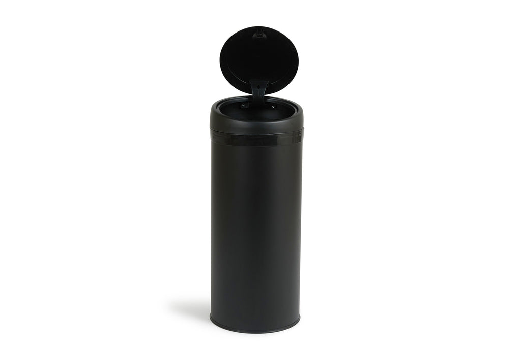Prullenbak 50L rond - Mat Zwart