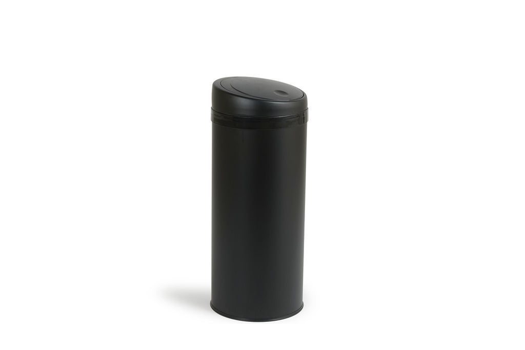 Prullenbak 50L rond - Mat Zwart