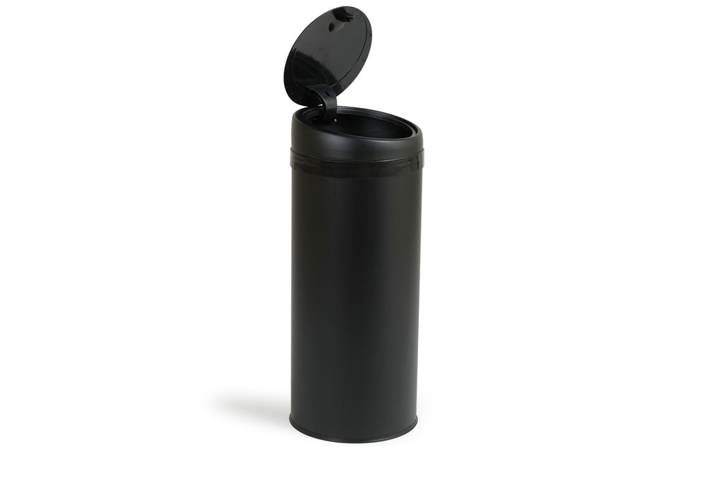 Prullenbak 50L rond - Mat Zwart
