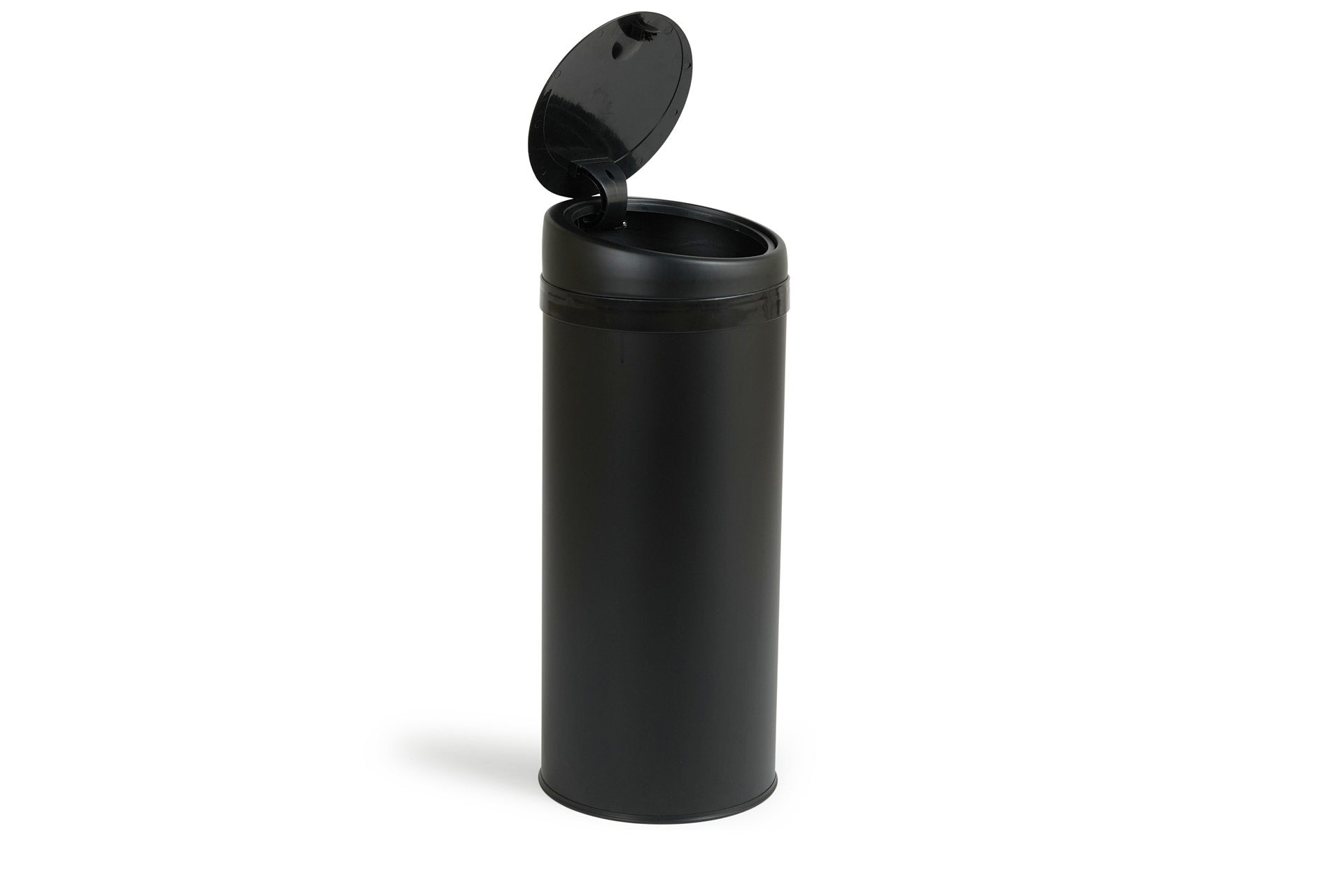 Prullenbak 50L rond - Mat Zwart