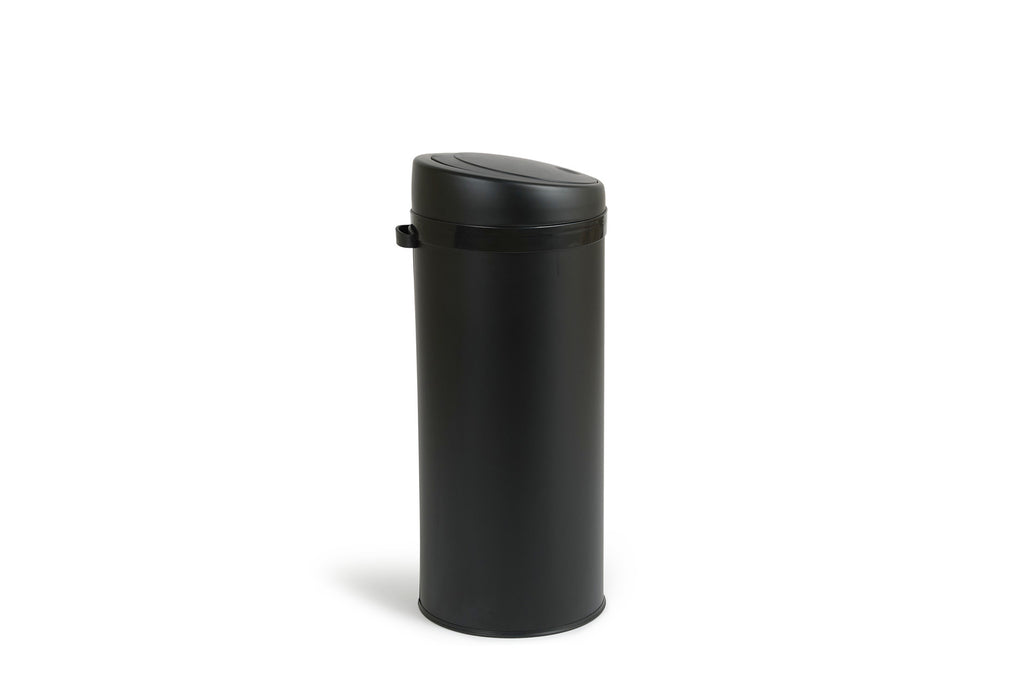 Prullenbak 50L rond - Mat Zwart