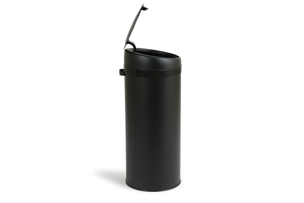 Prullenbak 50L rond - Mat Zwart