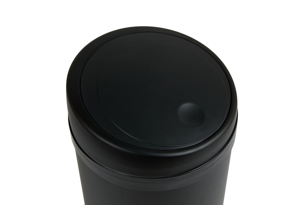 Prullenbak 50L rond - Mat Zwart
