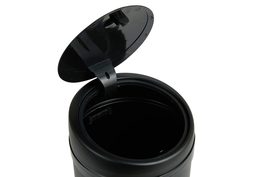 Prullenbak 50L rond - Mat Zwart