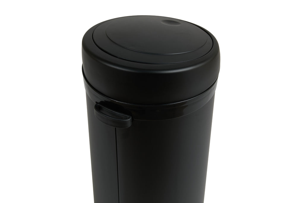 Prullenbak 50L rond - Mat Zwart