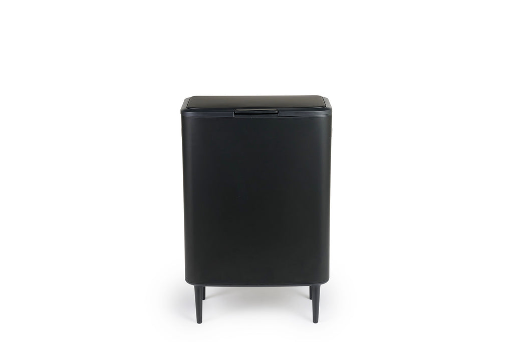 Prullenbak push bin 60L - mat zwart