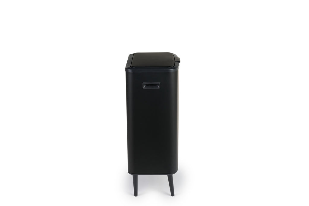 Prullenbak push bin 60L - mat zwart