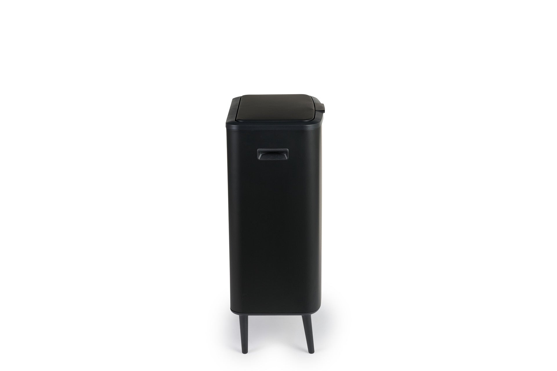 Prullenbak push bin 60L - mat zwart