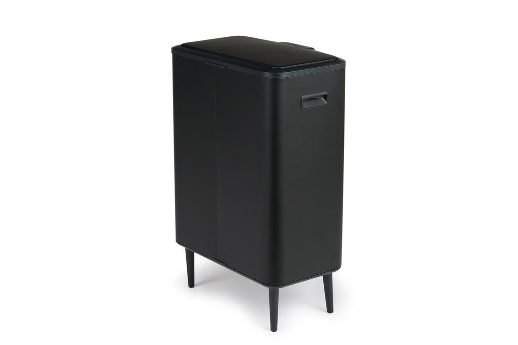 Prullenbak push bin 60L - mat zwart