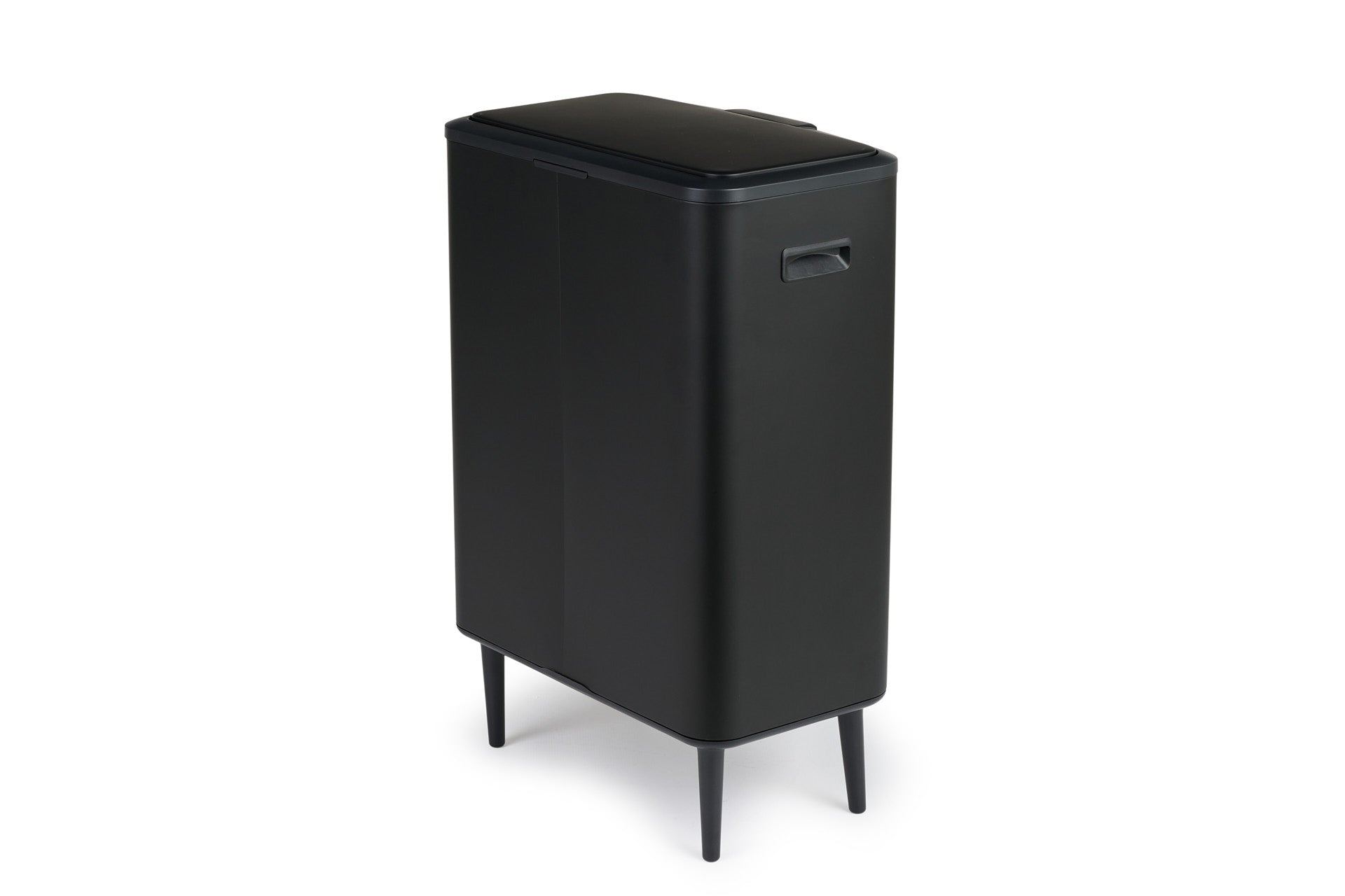 Prullenbak push bin 60L - mat zwart