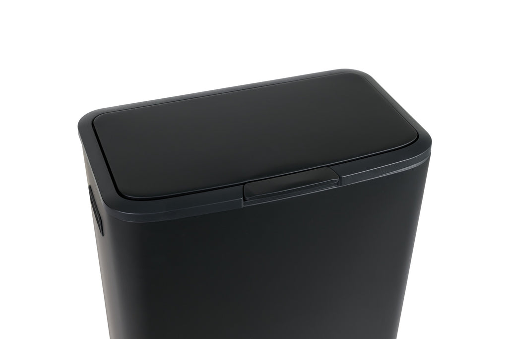 Prullenbak push bin 60L - mat zwart