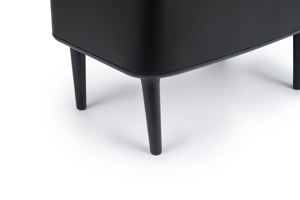 Prullenbak push bin 60L - mat zwart