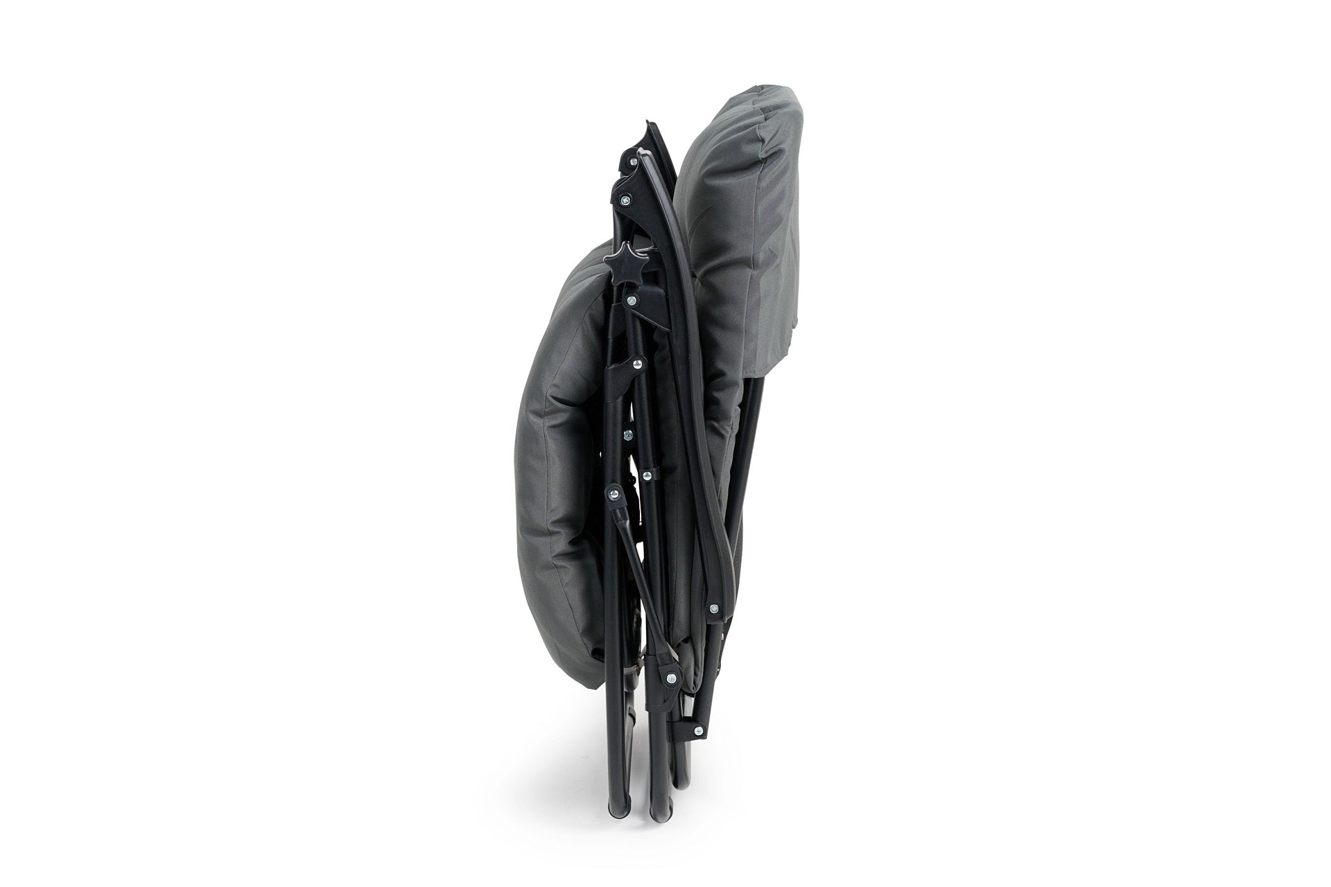 Premium ligstoel antraciet met kussen - 1 pck